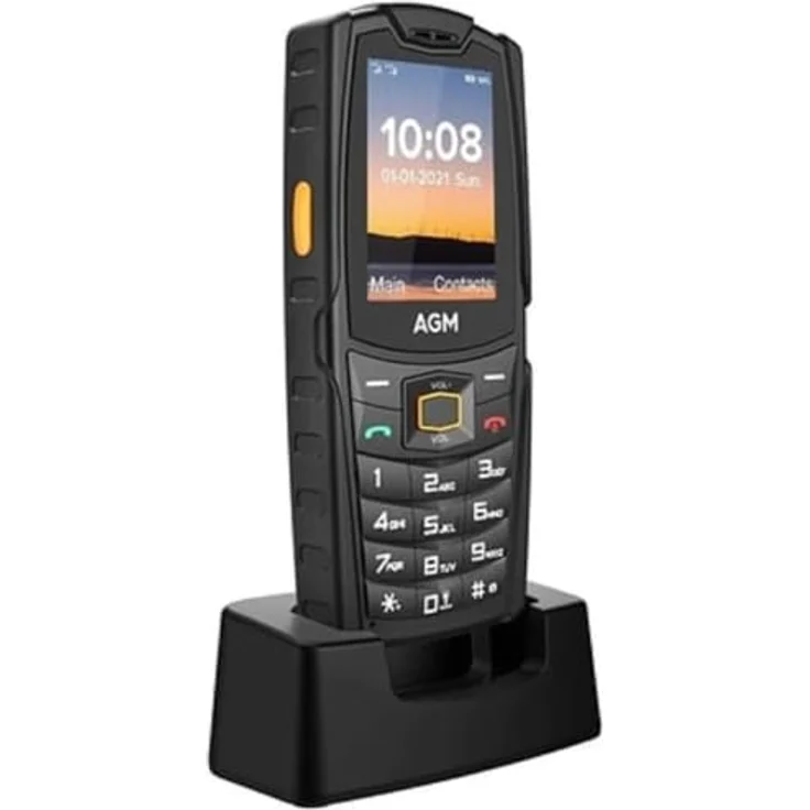 Beafon AGM Mobile M6 Bartype 4G Rugged Outdoor-Handy, schwarz, IP68, IP69K, abnehmbarer XXL Akku, 2,4 Zoll Display – Bild 3