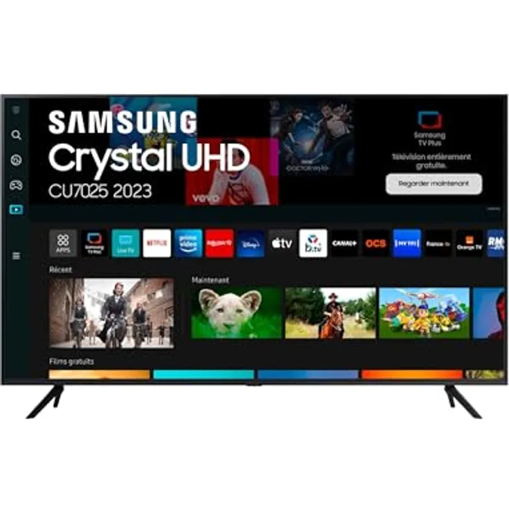 Samsung 55AU7020, 55 Zoll Crystal UHD 4K Smart TV mit HDR, Gaming HUB und 3xHDMI