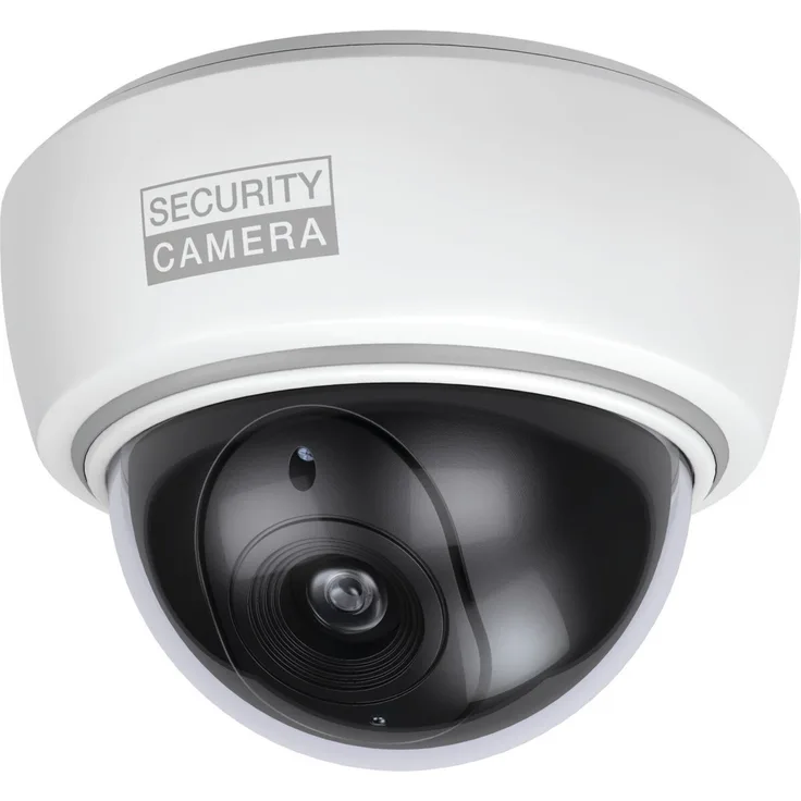 BASI KA 305 CCD Kamera-Attrappe mit rotem Blinklicht - täuschend echte Nachbildung - IP23 - inkl. Befestigungsmaterial - 1000-0305