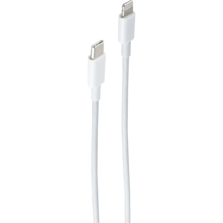 Shiverpeaks BS14-13052, USB-C zu 8-Pin Ladekabel, 1,5 m, Power Delivery bis 18W, Weiß