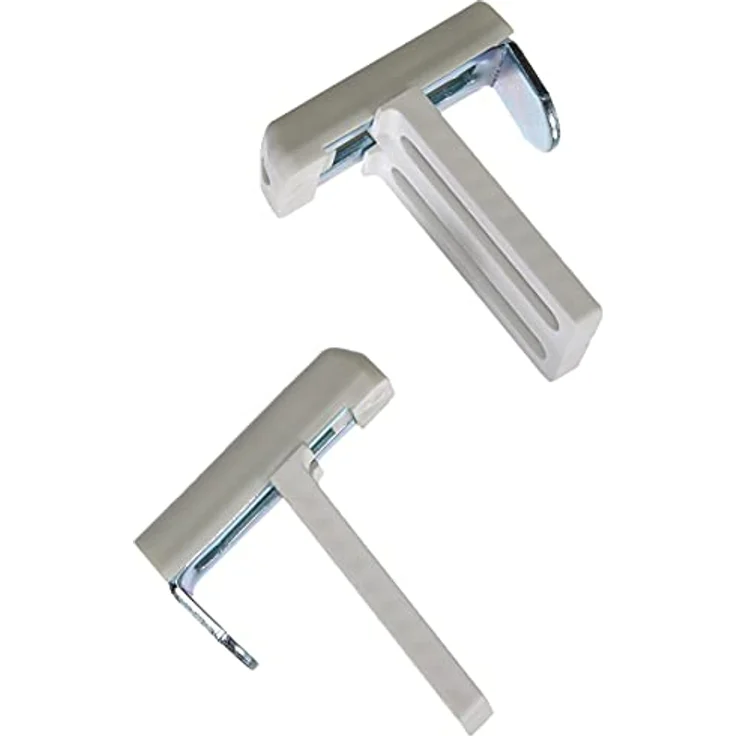 Gardinia Universal Klemmträger, Metall weiß cm – Bild 3
