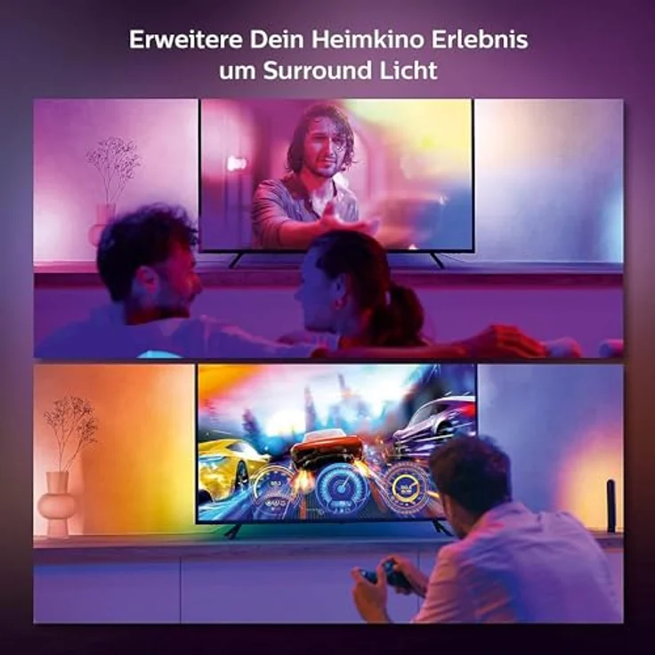 Philips Hue Play Gradient Lightstrip für 75 Zoll TV White & Color Ambiance – Bild 5
