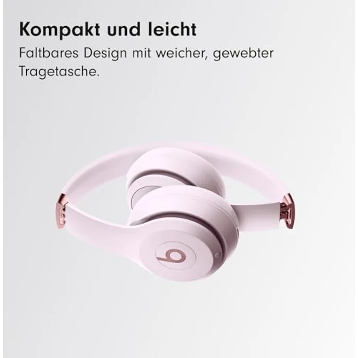 Beats Solo 4 - Kabelloser Bluetooth On-Ear Kopfhörer, Apple & Android kompatibel, Bis zu 50 Stunden Akkulaufzeit - Wolkenrosa – Bild 4