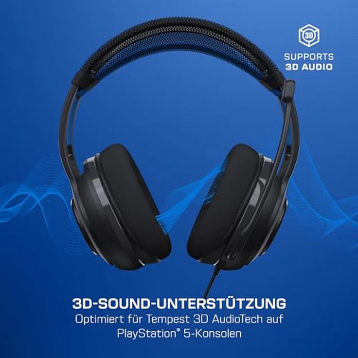 Turtle Beach Atlas 200, Over Ear Kopfhörer kabelgebunden mit Frequenzbereich von 20 - 20000 Hz, schwarz, versandkostenfrei – Bild 4