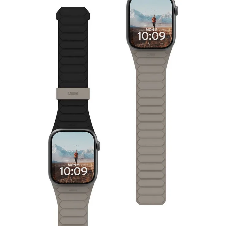 Urban Armor Gear Smartwatch-Armband Pathfinder Strap - Apple Watch Ersatz-Armband, [Drei Farbkombinationen möglich, Magnete auf der gesamten Länge]