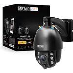 INSTAR IN-9820 4K Überwachungskamera Außen, schwarz, PTZ mit 5X Zoom, AI-Erkennung, HomeKit Secure Video, 2-Wege-Audio, Nachtsicht, LAN/WLAN/PoE, PIR, WPA3, NDAA/TAA