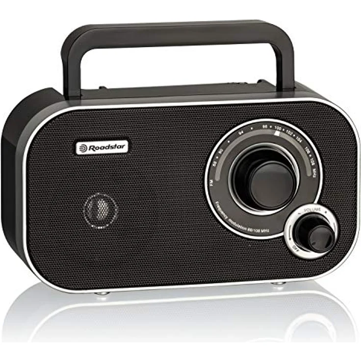 Roadstar TRA-2235 schwarz tragbares Radio mit Kopfhöreranschluss (UKW, Mono-Breitbandlautsprecher) – Bild 2