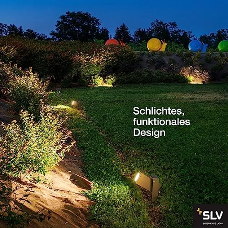 SLV THEO BRACKET | Beleuchtung von Garten, Terrasse, Pflanzen, Wegen, Teich, Aussen-Leuchte, Außen-Strahler, Erdspiessleuchte, Spießleuchte, LED Strahler | IP65, anthrazit, GU10 – Bild 2