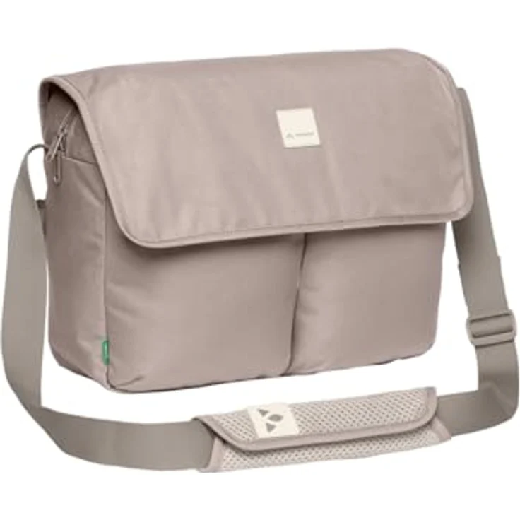 Vaude Coreway Messenger, Laptop-Tasche mit 36 cm Fach, grau, 100% Polyester – Bild 1