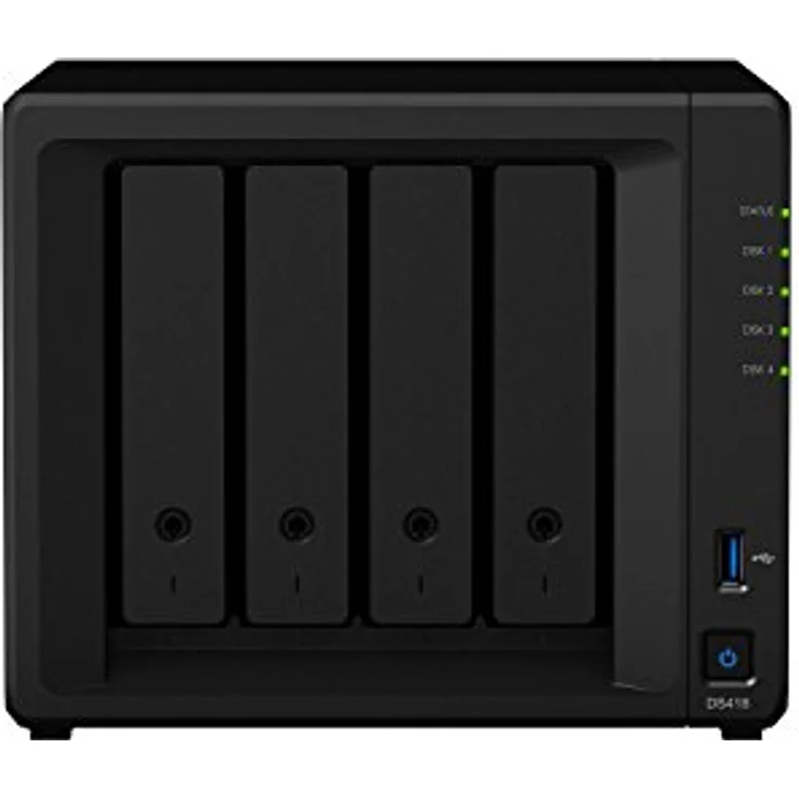 Synology DS418 4 Bay Desktop NAS Gehäuse – Bild 3