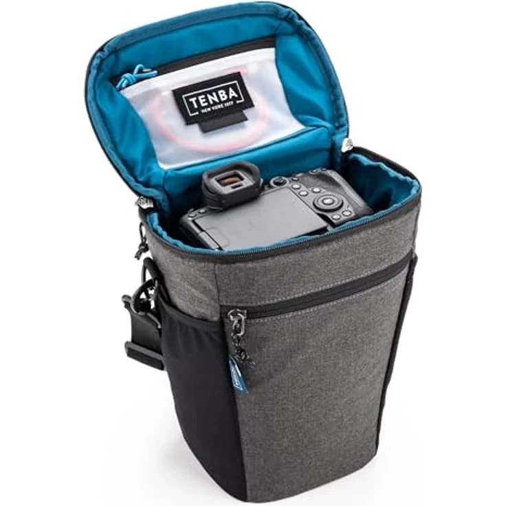 Tenba Toploader Skyline V2 9, Kameratasche in Grau für DSLR und spiegellose Kameras bis 15 cm, wasserabweisend – Bild 5