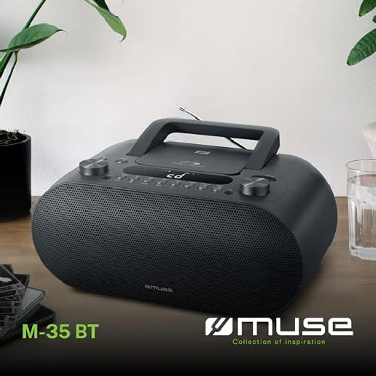 Muse M-35 BT Portable Radio with Bluetooth and USB port (Bluetooth), Radio, Schwarz – Bild 2