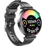 XO Smartwatch GT4 Mini 200 mAh Akku IP68 22 Sprachen im Menü Sportmodi - Laufen, Schwimmen, Fitness, Yoga und mehr Amoled schwarz