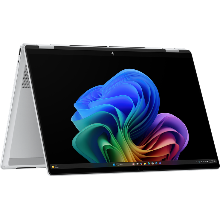 HP OmniBook X Flip 16-as0178ng, 16" 2.8K OLED Touchscreen, Intel Core Ultra 7, 32GB RAM, 2TB SSD, Windows 11, silber