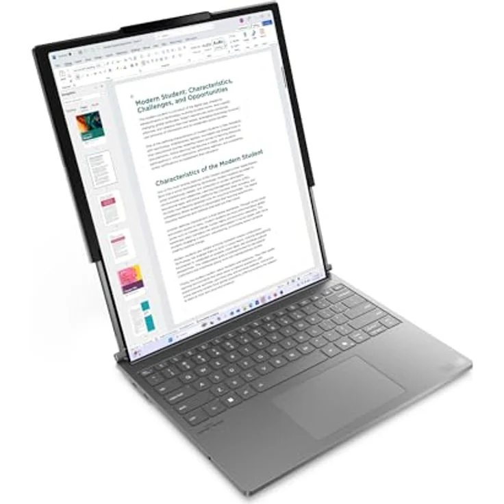 Lenovo ThinkBook Plus G6 Rollable, 14" Notebook mit Intel Core Ultra 7 258V, 32 GB RAM, 1 TB SSD, 2K-Display, Grau – Bild 6