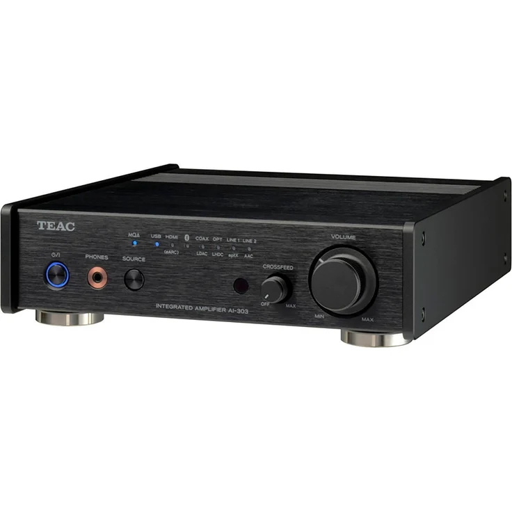 TEAC AI-303 USB DAC Audioverstärker, kompakt mit Bluetooth® und HDMI-Schnittstelle, schwarz – Bild 1