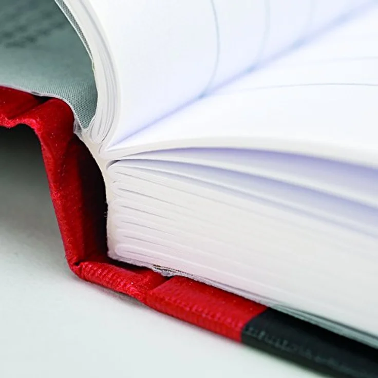 OXFORD Notizbuch Black n' Red 400047607, A4 kariert, 90g, 96 Blätter, schwarz/rot – Bild 5