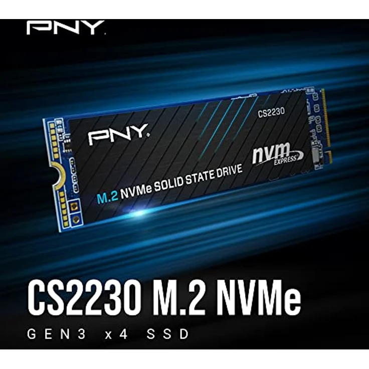 PNY CS2230 500GB M.2 NVMe Gen3 Internal Solid State Drive (SSD), up to 3300MB/s - M280CS2230-500-RB – Bild 2