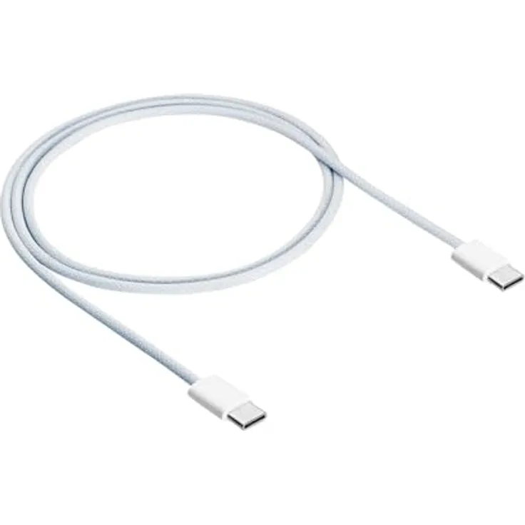 Akyga AK-USB-51, 1 m USB C Kabel, USB 2.0, weiß, Schnellladung bis 60 W