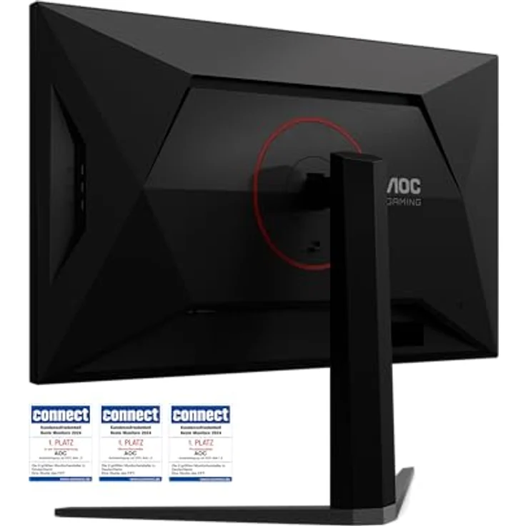 AOC U32G4U 31,5 Zoll UHD Monitor, 160Hz Fast IPS, 1ms GtG, G-Sync Comp., HDR400, ergonomische Höhenverstellung, Schwarz/Rot – Bild 3