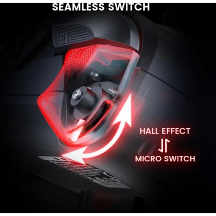 GameSir Cyclone 2 PC Controller Mag-Res TMR Sticks 1000Hz Report Rate Hall & Micro 2-in-1 Triggers RGB Beleuchtung mit Ladestation für PC/Switch/iOS/Android(Schwarz) – Bild 4