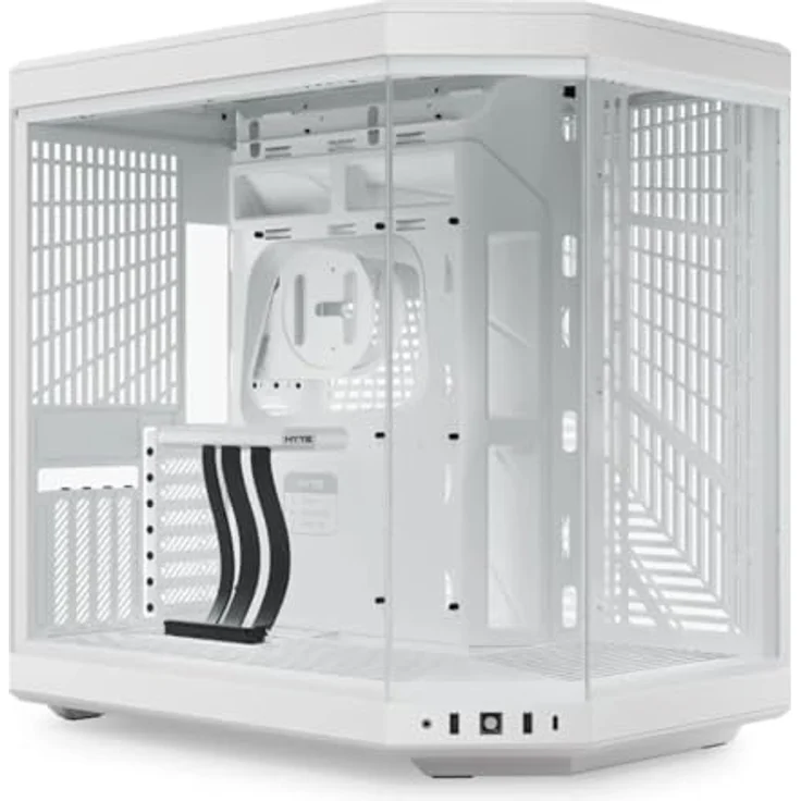 HYTE Y70 Mid Tower Gehäuse Schneeweiß (E-ATX/ATX/M-ATX/M-ITX) – Bild 1
