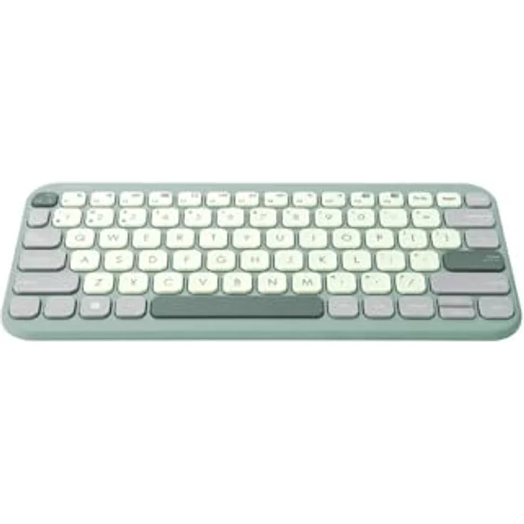 Asus KW100 Kabellos Tastatur, Deutsch QWERTZ, für Mac, Grün/Hellgrün, bis zu 3 Geräte koppeln – Bild 2