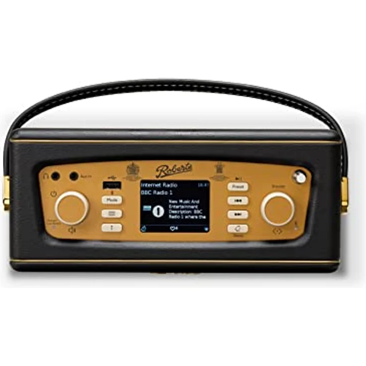 Roberts Revival iStream 3L Dab+/FM/Bluetooth/WiFi Tragbares Radio, Schwarz – Bild 3