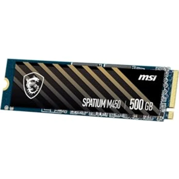 MSI Spatium M450 SSD NVMe M.2, 500GB, PCIe 4.0, 3000MB/s Lesen, 2000MB/s Schreiben, hohe IOPS-Leistung – Bild 5