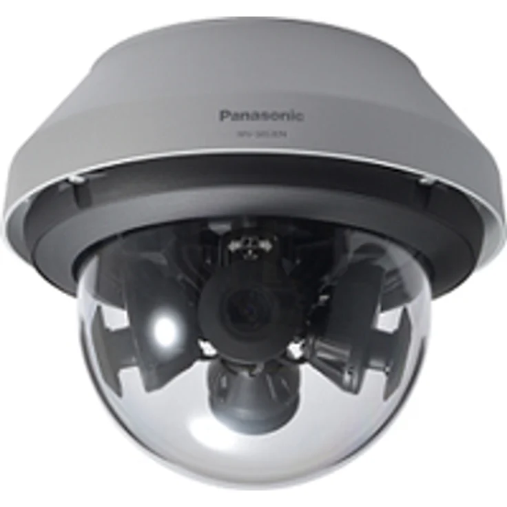 Panasonic i-Pro Extreme WV-S8530N, Multi-Sensor Überwachungskamera mit 360-Grad und 270-Grad + direkt darunter-Modus, hohe Bildqualität, einfache WLAN-Einrichtung