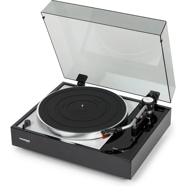Thorens TD-1500, Riemenantrieb Plattenspieler mit TP 150 Tonarm und Ortofon 2M Bronze, schwarz