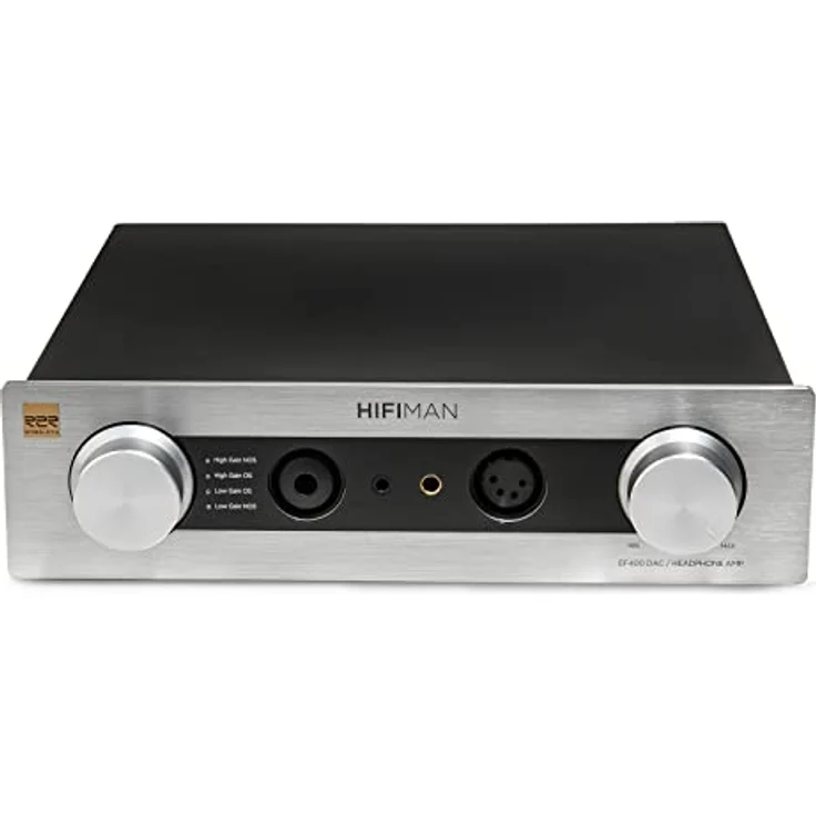 HIFIMAN EF400 Desktop Balanced Headphone DAC& Amplifier with Himalaya R2R DAC, 3.5/4.4/6.35mm Output for Home Audio, Silver – Bild 2