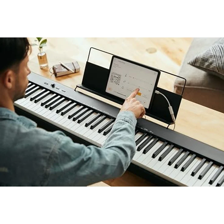 CASIO Digitalpiano CDP-S110BK, 88-tastige gewichtete Klaviatur, 10 hochwertige Klänge, USB to Host Anschluss, schwarz, mit Pedal – Bild 2