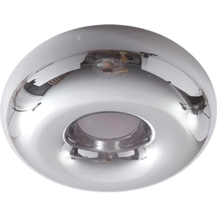 Lindby Deckenlampe 'Zehra' (Modern) in Alu aus Glas u.a. für Flur & Treppenhaus (1 flammig, E27) - Deckenleuchte, Lampe, Flurleuchte – Bild 4