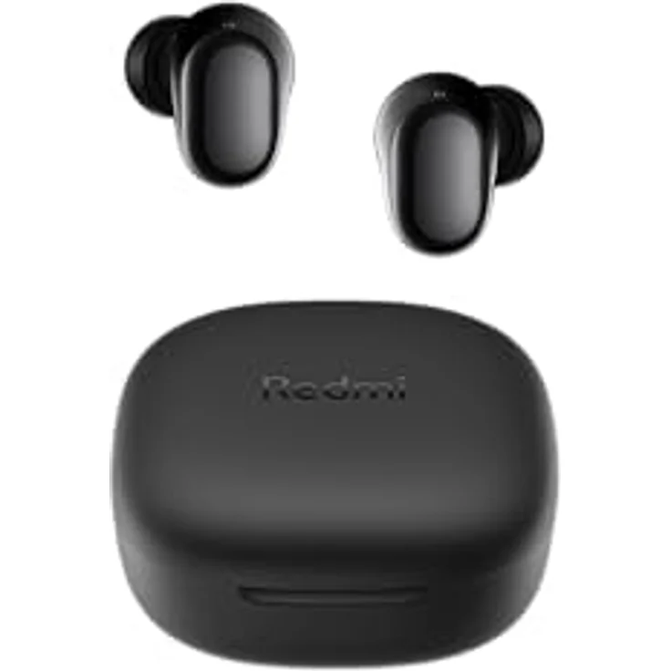 Xiaomi Redmi Buds 6 Play - In-Ear Kopfhörer, 36h Akkulaufzeit, 10mm Dynamik-Treiber mit 4 EQ-Einstellungen, AI-Geräuschunterdrückung, Bluetooth 5.4, Schnellladen für 3h Musik in 10 Minuten, Schwarz – Bild 1