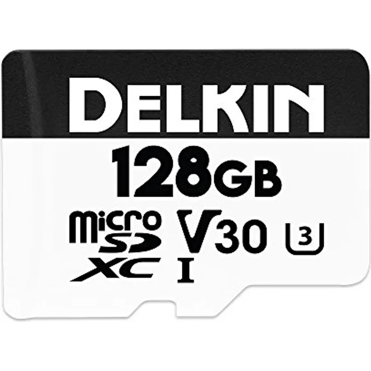 Delkin HYPERSPEED UHS-I (V30) microSD 128GB R:100MB/s W:75MB/s (microSD, 128 GB, UHS-I), Speicherkarte - Preisvergleich