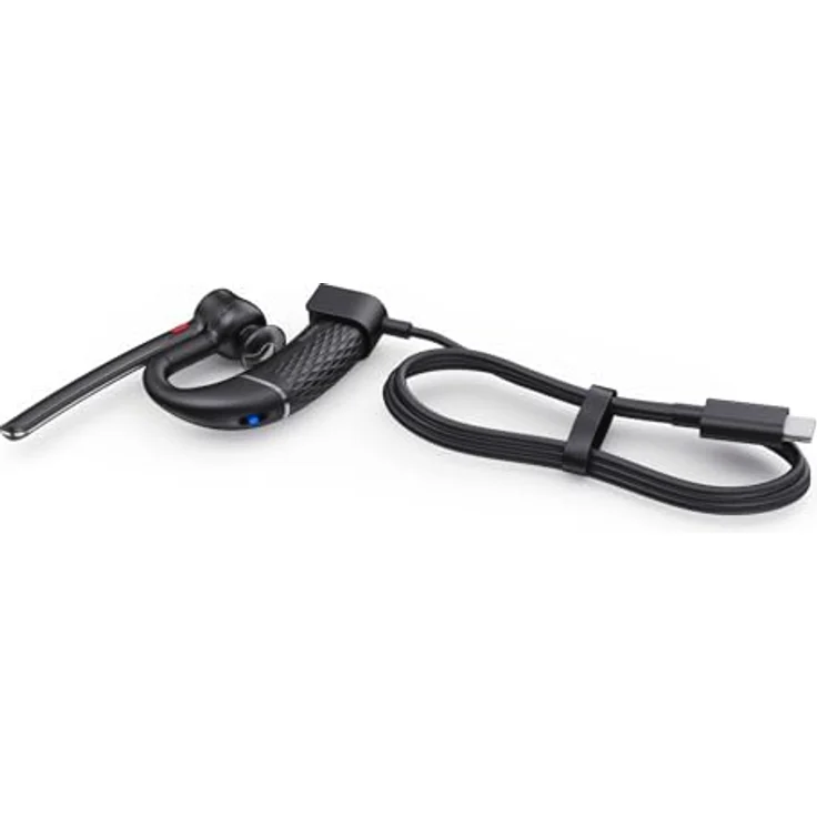 Yealink BH71 Lite, Mono Bluetooth Headset mit 4-Mikrofon-Geräuschunterdrückung, 10h Sprechzeit, 30m Reichweite, ultraleicht 18g, verstellbarer Ohrbügel, Bluetooth 5.3 für Smartphone & PC – Bild 3