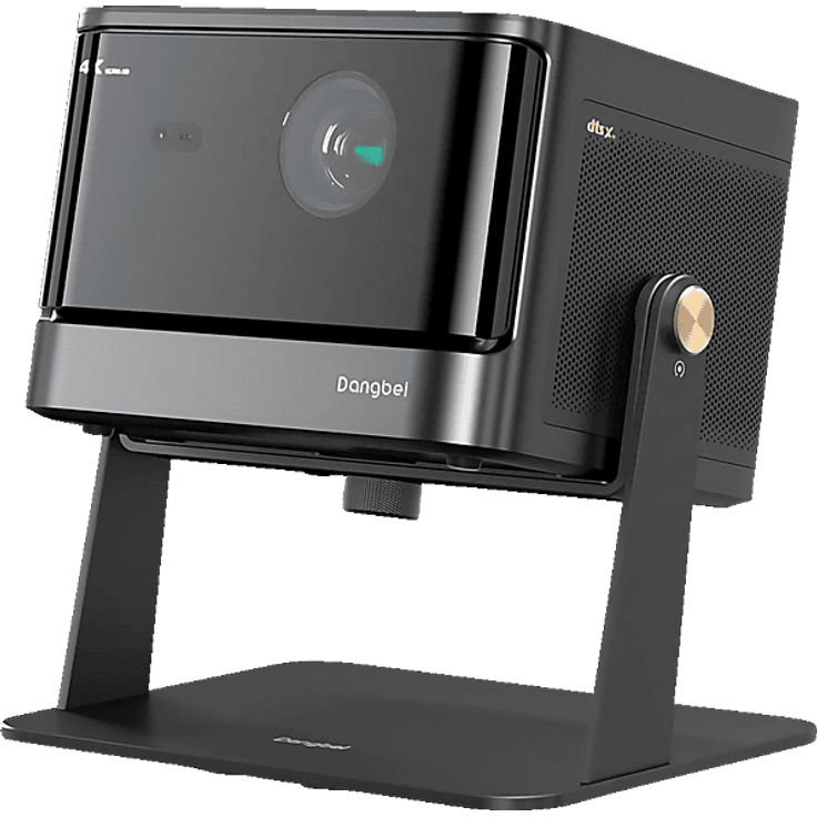 DANGBEI Mars Pro 2 Laserprojektor, 4K Beamer mit Google TV, HDR, 3D, 2450 cd/m², WLAN, Ständer