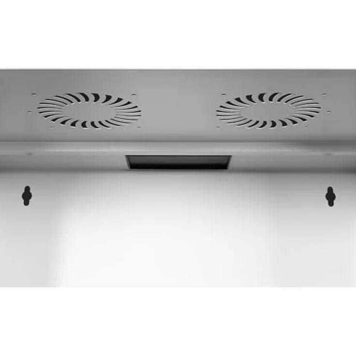 DIGITUS Netzwerkschrank SoHo Pro - 19-Zoll Rack 4 HE - Unmontiert - Wandmontage - 400 mm Tiefe - 327 mm Nutztiefe - Traglast 60 kg - Glastür - Grau – Bild 4