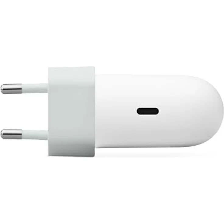 Google 45-W-USB-C-Power-Charger – Schnellladegerät für Pixel Smartphones – Kompatibel mit Google-Produkten und Anderen USB-C®-Geräten – Snow – Bild 2