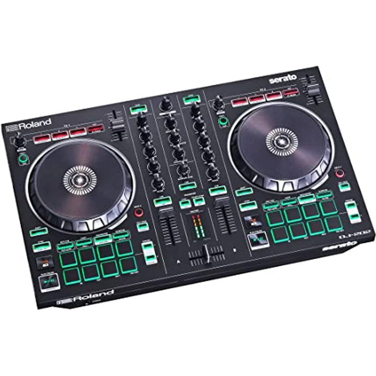 Roland DJ-202 USB-DJ-Controller Mixer + CB-BDJ202 Transport-Tasche + keepdrum Mikrofasertuch – Bild 3