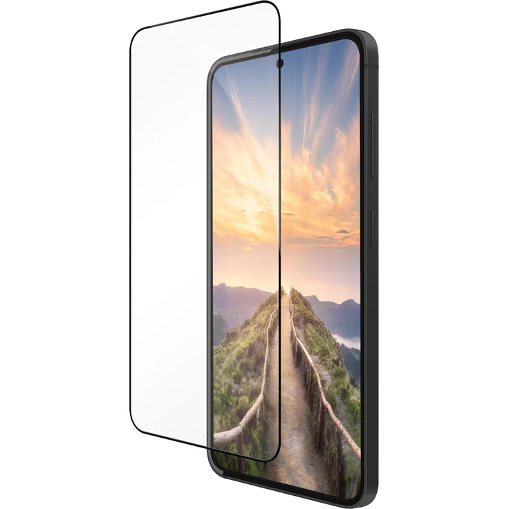 dbramante1928 ECO-SHIELD Schutzfolie für Samsung Galaxy S25 Ultra, Antimikrobiell, Anti-Fingerprint, 9H Härte, Schwarz