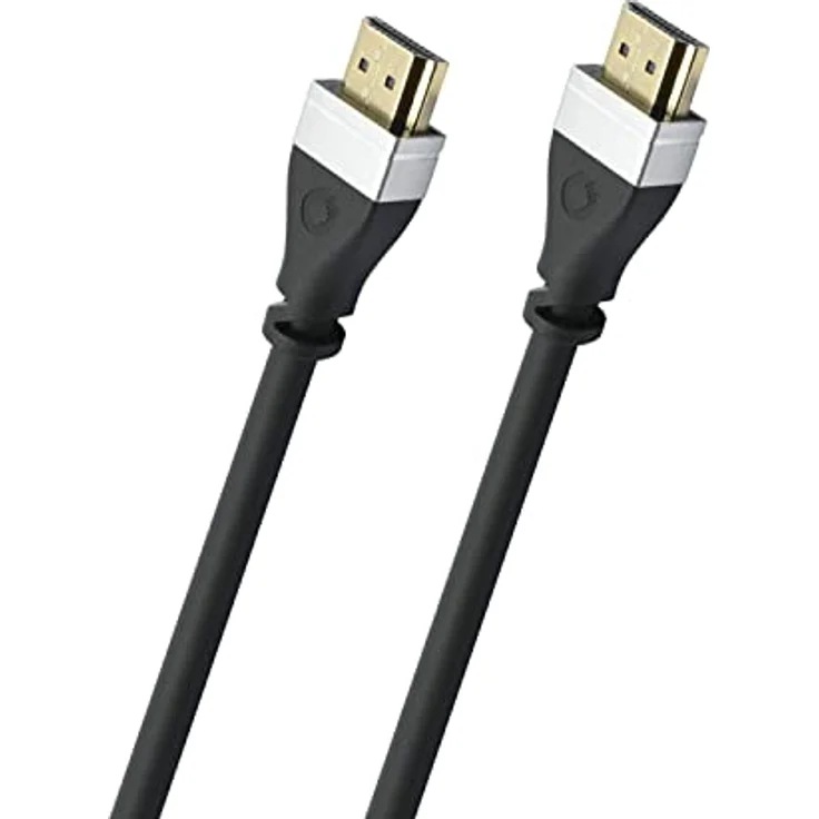 OEHLBACH SL UHS 48 Gbit/s HDMI-Kabel, Männlich Gerade auf HDMI Typ A, 2 m, Schwarz, Versandkostenfrei – Bild 2
