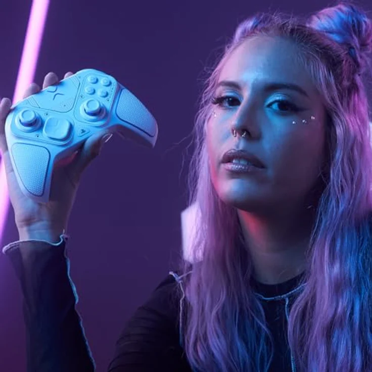 pdp Controller Victrix Pro Hybrid wireless weiß PS5, mit Wendemodul, Fight Pad-Modul, Victrix Control Hub-App und Clutch Triggers™ – Bild 9