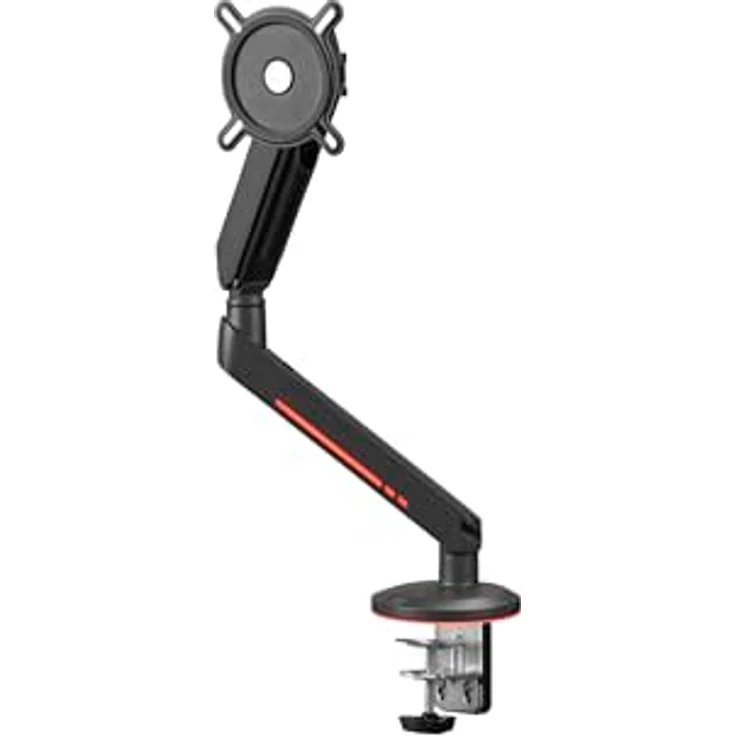 One for All Monitor Halterung Experience RGB Single, 360° drehbar und 180° schwenkbar für Monitore bis 45'', Schwarz – Bild 2