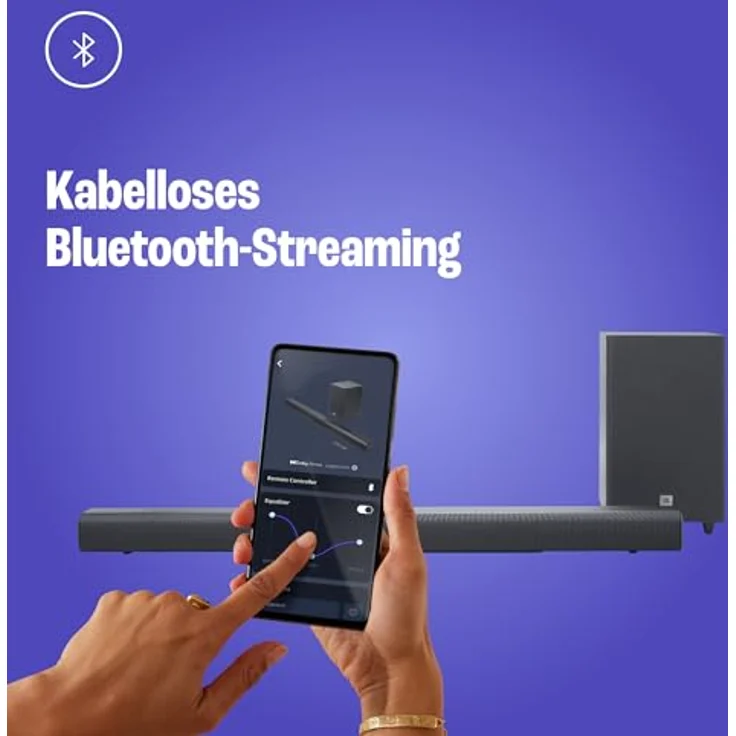JBL Cinema SB 550 – 3.1-Kanal-Soundbar mit integriertem Subwoofer für Heimkino Sound-System – Mit Bluetooth-Musik-Streaming und Dolby Audio – Schwarz – Bild 5