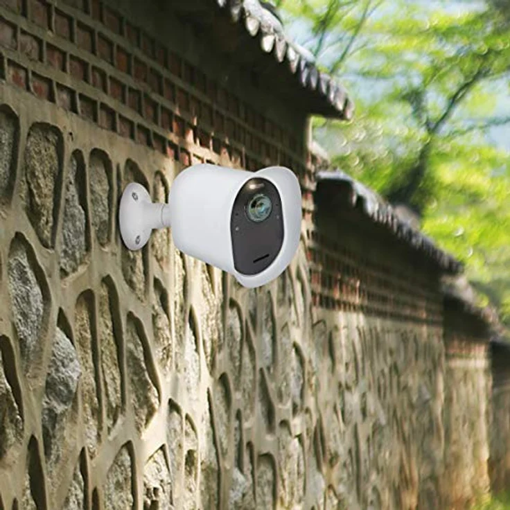 kwmobile 2X Schutzhülle für Arlo Ultra/Arlo Pro 3/Pro 4 - Silikonhülle mit Sonnenschutz, wetterfest und flexibel, Weiß – Bild 2