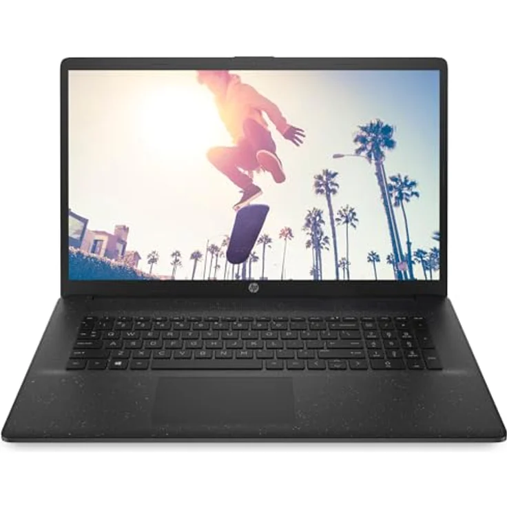 HP 17-cn3132ng, 17.3" Notebook mit Intel Core i3-N305, 8 GB RAM und 512 GB SSD, Schwarz – Bild 2
