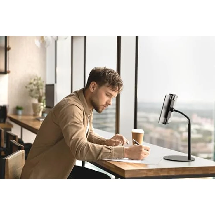 Durable Tablet Halterung TWIST TABLE, 4,7-13 Zoll, Standfuß schwarz, 894101 – Bild 2
