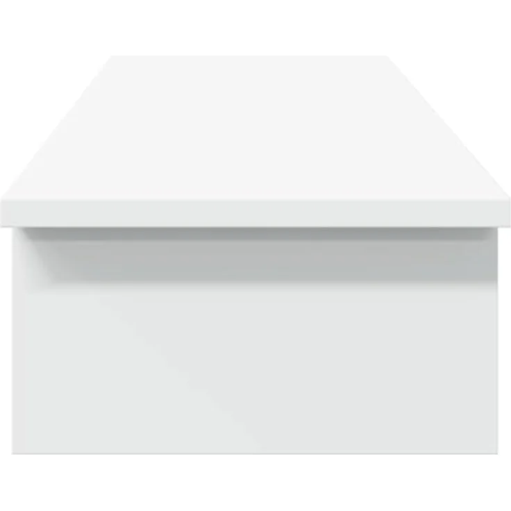 vidaXL Monitorständer, Weiß, Holzwerkstoff, 100x27x15 cm, für zwei Monitore, langlebig und pflegeleicht – Bild 6
